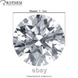 0.50 Ct Loose Diamond 5 mm J SI2 Round Cut Sale Wholesale Unmounted 29853282