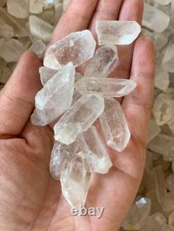 0.5 1.5 Small Rough Clear Quartz Point, Raw Healing Crystals, Wholesale Lot