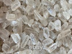 0.5 1.5 Small Rough Clear Quartz Point, Raw Healing Crystals, Wholesale Lot