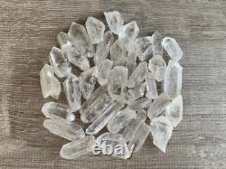 0.5 1.5 Small Rough Clear Quartz Point, Raw Healing Crystals, Wholesale Lot