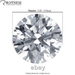 0.66 Ct Loose Diamond 5.25 mm F I3 Round Cut Sale Wholesale Unmounted 29853872