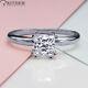 0.96 Ct D I1 Princess Diamond Engagement Ring Solitaire 18k White Gold 15153053