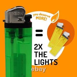 1000CT! Bulk Classic Lighters Assorted Colors Wholesale for Smoke Shops