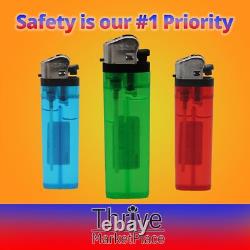 1000CT! Bulk Classic Lighters Assorted Colors Wholesale for Smoke Shops