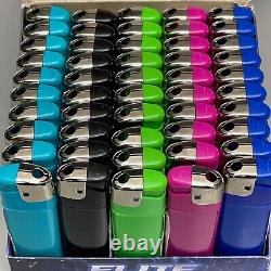 1000 Disposable Classic Lighters, Wholesale Bulk Lot, Multicolor Butane Lighter