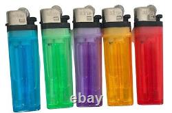 1000 Disposable Lighters Wholesale Assorted Colors, Classic Size Lighter