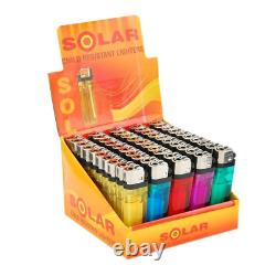 1000 Lighters Bulk Wholesale Lot Multi colors Solar Brand Filled