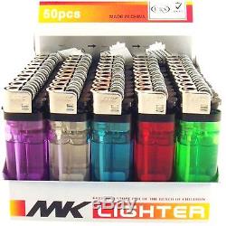 100 PACK Cigarette Lighter Disposable Lighters Wholesale Bulk Lot Case Resale