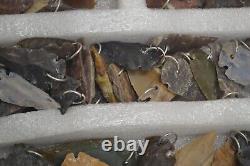 100 Pcs Agate Stone Spear Point Arrowhead Pendant Wholesale Price #f-1236