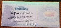 100 Trillion Dollars Zimbabwe Bank Notes AA 2008 P-91 UNC Authentic (5 PCS)