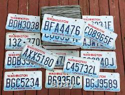 100 Washington State Craft Condition License Plates Bulk Lot/Wholesale Lot