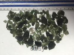 100g Wholesale Moldavite Crystal Tektite Lot Bulk