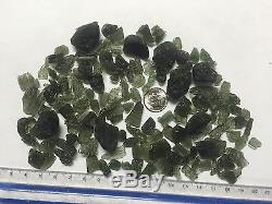 100g Wholesale Moldavite Crystal Tektite Lot Bulk