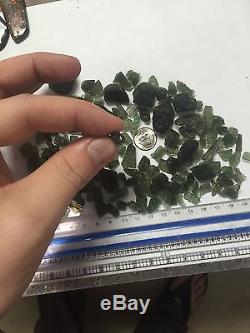 100g Wholesale Moldavite Crystal Tektite Lot Bulk