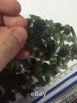 100g Wholesale Moldavite Crystal Tektite Lot Bulk