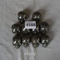 10Pcs 3.0LB Natural Golden PYRITE Crystal Skull Fool's Gold Africa Wholesale Lot