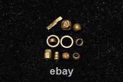 10 Ancient Roman & Greek Gold Beads & Ornaments Circa 300 BCE 1st Century AD