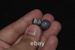10 Authentic Ancient Banded Agate Stone Beads with Patina over 2000 Years Old