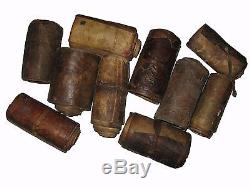 10 Old Ethiopian Ge'ez Magic Prayer Scrolls Ethiopia Manuscript Wholesale Lot