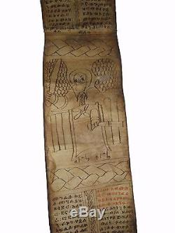 10 Old Ethiopian Ge'ez Magic Prayer Scrolls Ethiopia Manuscript Wholesale Lot