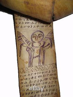 10 Old Ethiopian Ge'ez Magic Prayer Scrolls Ethiopia Manuscript Wholesale Lot