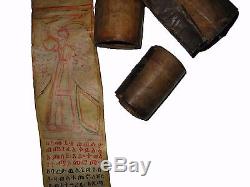 10 Old Ethiopian Ge'ez Magic Prayer Scrolls Ethiopia Manuscript Wholesale Lot