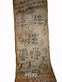 10 Old Ethiopian Ge'ez Magic Prayer Scrolls Ethiopia Manuscript Wholesale Lot