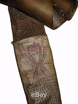 10 Old Ethiopian Ge'ez Magic Prayer Scrolls Ethiopia Manuscript Wholesale Lot