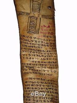 10 Old Ethiopian Ge'ez Magic Prayer Scrolls Ethiopia Manuscript Wholesale Lot