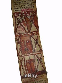 10 Old Ethiopian Ge'ez Magic Prayer Scrolls Ethiopia Manuscript Wholesale Lot