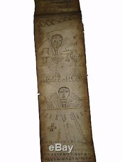 10 Old Ethiopian Ge'ez Magic Prayer Scrolls Ethiopia Manuscript Wholesale Lot