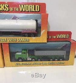 10 PC Assorted Collection of ERTL Trucks of The World 1/64 Scale Metal Replicas