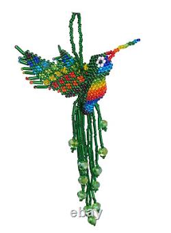 10 Piece Beaded Hummingbird, Hand Made In Mexico, 5, Wholesale