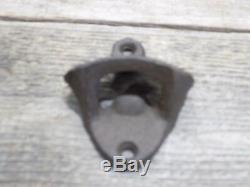 10 Rustic Cast Iron OPEN HERE Wall Mounted Beer Bottle Openers Bar Wholesale