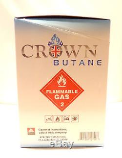 120 Cans Butane Gas CROWN. European British Lighter Refill Wholesale Fuel