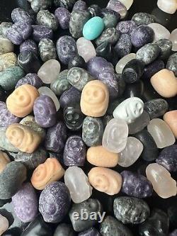 125 X Small No Face Crystal Carvings Wholesale Joblot Bundle CLEARANCE