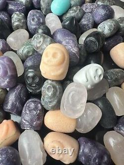 125 X Small No Face Crystal Carvings Wholesale Joblot Bundle CLEARANCE