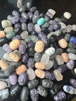 125 X Small No Face Crystal Carvings Wholesale Joblot Bundle CLEARANCE