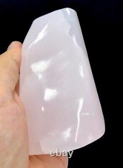 1260g Fluorescent Pink Mangano Calcite Healing Tumbled Stones 3 Pcs Pakistan