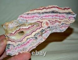 12 pcs LOT Rhodochrosite Slabs from Argentina Wholesale Bulk 4 Lbs