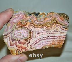 12 pcs LOT Rhodochrosite Slabs from Argentina Wholesale Bulk 4 Lbs