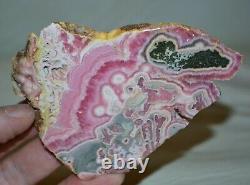 12 pcs LOT Rhodochrosite Slabs from Argentina Wholesale Bulk 4 Lbs