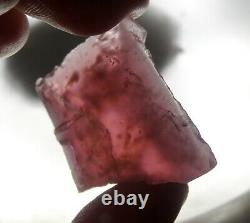 139CARATS WHOLE SALE OLD STOCK Tourmaline Rubellite pink/red rough FACET/CARVING