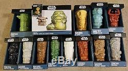 14 Star Wars Tiki Mugs Full Series + Exclusive Jabba Yoda R2D2 Darth Vader Boba