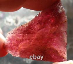 155CARATS WHOLE SALE OLD STOCK Tourmaline Rubellite pink/red rough FACET/CARVING