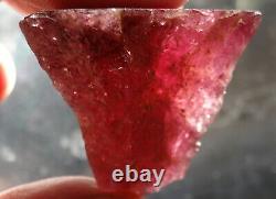 155CARATS WHOLE SALE OLD STOCK Tourmaline Rubellite pink/red rough FACET/CARVING