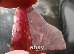 155CARATS WHOLE SALE OLD STOCK Tourmaline Rubellite pink/red rough FACET/CARVING