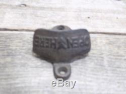 15 Rustic Cast Iron OPEN HERE Wall Mounted Beer Bottle Openers Bar Wholesale