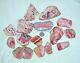 16 Pcs Lot Gemmy Rhodochrosite Slabs Wholesale Bulk 4.62 Lbs Deep Red A+