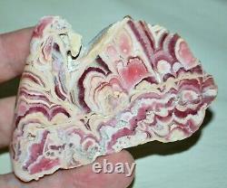 16 pcs LOT Gemmy Rhodochrosite Slabs Wholesale Bulk 4.62 lbs deep red A+